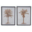 Luxe Golden Palms In Navy Frame With Gold Set 2