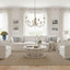 16 Arm Taupe Chandelier