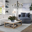 9 Arm Taupe Chandelier