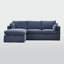 Clovelly 3 Seater Left Chaise Sofa Navy Covers Only