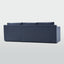 Clovelly 3 Seater Right Chaise Sofa Navy Covers Only