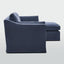Clovelly 3 Seater Right Chaise Sofa Navy