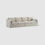 Clovelly 4 Seat Modular Sofa Natural