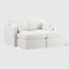 Clovelly Double Chaise Daybed Ivory