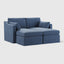 Clovelly Double Chaise Daybed Navy