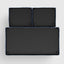 Clovelly Double Chaise Daybed Navy