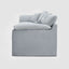 Norfolk 4 Seater Sofa Beach w/White Piping