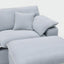 Norfolk 5 Seater Modular with Chaise (Reversible) Beach w/White piping