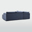 Norfolk 5 Seater Modular with Chaise (Reversible) Navy w/White piping