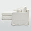 Noosa 3 Seater Left Chaise Sofa Ivory