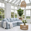 Noosa 3 Seater Right Chaise Sofa Beach
