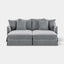 Noosa Double Chaise Daybed Grey