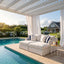 Noosa Double Chaise Daybed Ivory