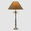 Nickel Pineapple Lamp 40/16 Natural Shade