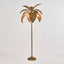 Bali Brass & Rattan Floor Lamp