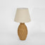 Isla Rattan Table Lamp & Linen Shade