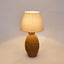 Isla Rattan Table Lamp & Linen Shade