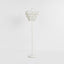 Raindrop Chandelier Floor Lamp White