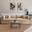 Palladium Glass and Black Coffee Table