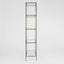 Palladium Brass Iron & Glass Shelves