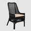 Victoria Hamptons Dining Chair Black