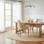 Charlotte Rattan Dining Chair Natural Whitewash