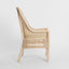 Victoria Hamptons Dining Chair Natural Whitewash