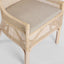 Victoria Hamptons Dining Chair Natural Whitewash