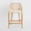 Charlotte Rattan Counter Stool Natural Whitewash