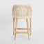 Charlotte Rattan Counter Stool Natural Whitewash