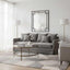 160Cm Black Mirror With Corner Detail
