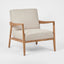 Preston Armchair Ash Natural Fabric