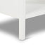 Santorini Bedside Table White