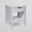 Santorini Bedside Table White