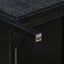 Santorini Hamptons 3 Drawer Timber/Rattan Dresser 100cm Black
