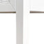 Santorini Hamptons 3 Drawer Timber/Rattan Dresser 100cm White