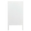 Santorini Hamptons 3 Drawer Timber/Rattan Dresser 100cm White