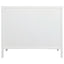 Santorini Hamptons 3 Drawer Timber/Rattan Dresser 100cm White