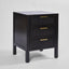 Santorini Bedside 3 Drawers Black