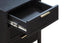 Santorini Bedside 3 Drawers Black