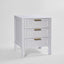 Santorini Bedside 3 Drawers White