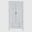 Santorini Wardrobe in White