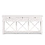 West Beach 3 Draw Console White