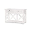 West Beach 2 Drawer Hamptons 130cm Console White