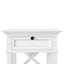 West Beach Bedside Table White