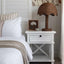 West Beach Bedside Table White