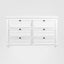 West Beach Chest of 6 Drawers White