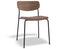 Rylie Dining Chair - American Walnut - Upholstered