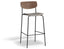 Rylie Bar Stool - American Walnut - Upholstered