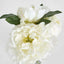 Peony Arrangement in Vase 23cm White